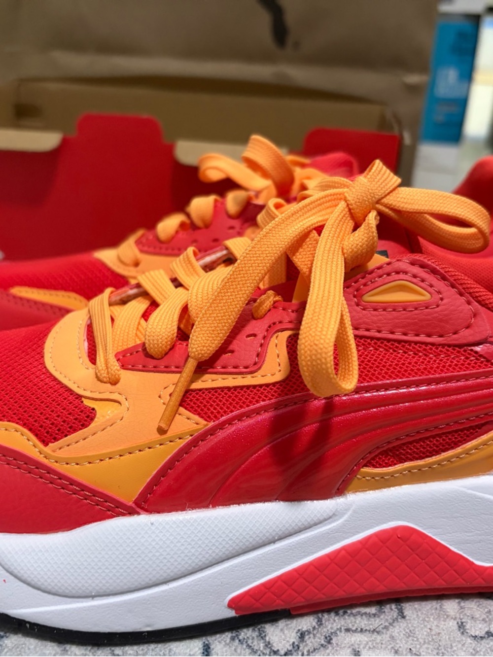 Puma Women’s Red & Orange Athletic Sneakers